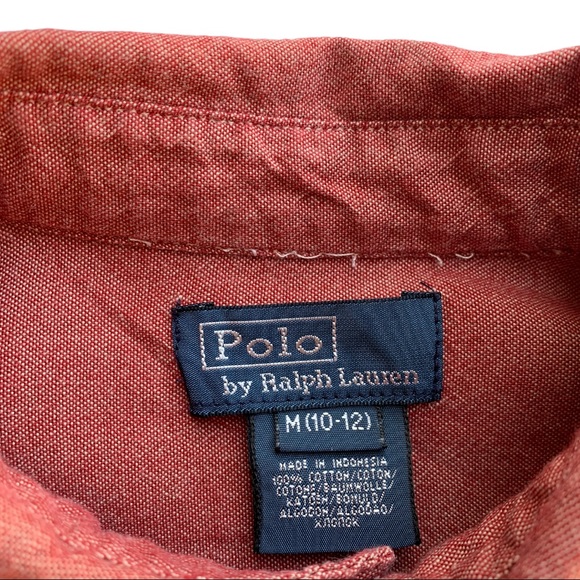 Polo Ralph Lauren Boys Button Down Medium - Picture 4 of 4